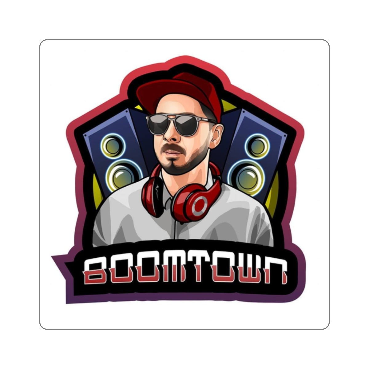 DJ Boomtown Sticker