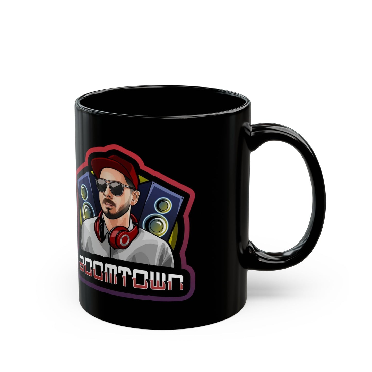 Boomtown Black Mug (11oz)